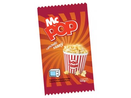 MC POP s příchutí slanou (mikro popcorn) 100 g DRUID