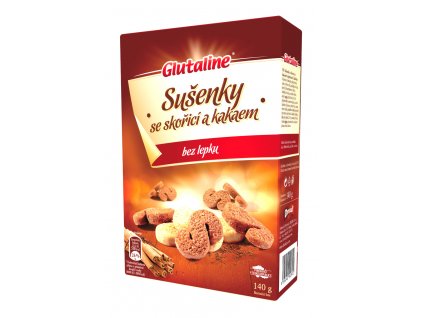 Glutaline sušenky se skořicí a kakaem bez lepku (Esíčka) DRUID