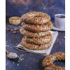 fresh homemade sunflower seed bagels