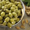 green olives with almond