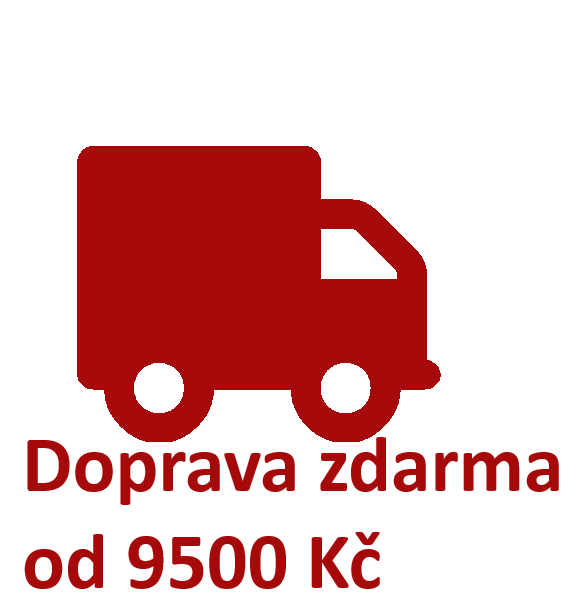 Doprava zdarma od 9500 Kč