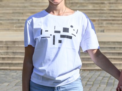 eshop dvorakovapraha triko noty bile dam 01 2