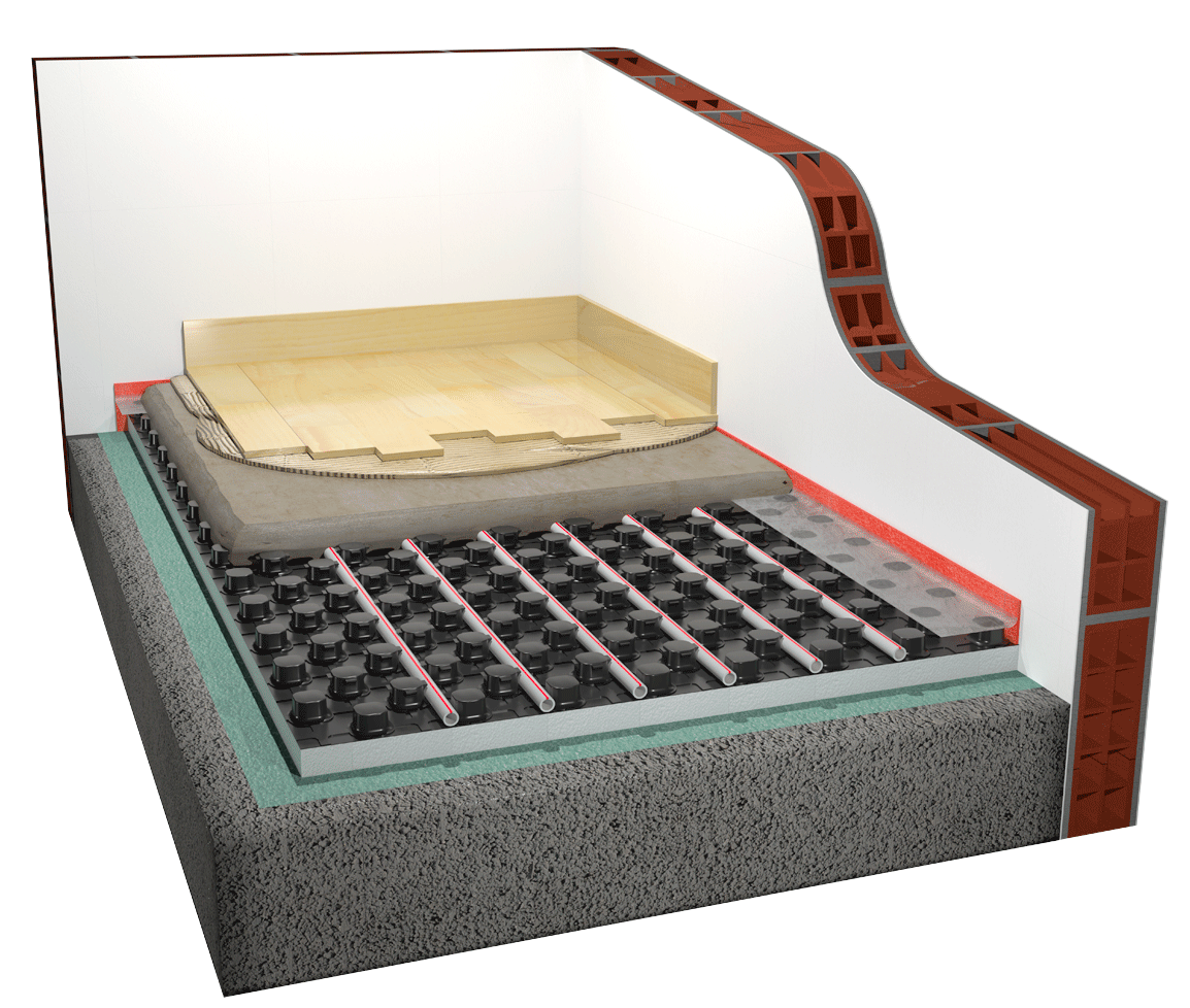 Snadná instalace podlahového vytápění