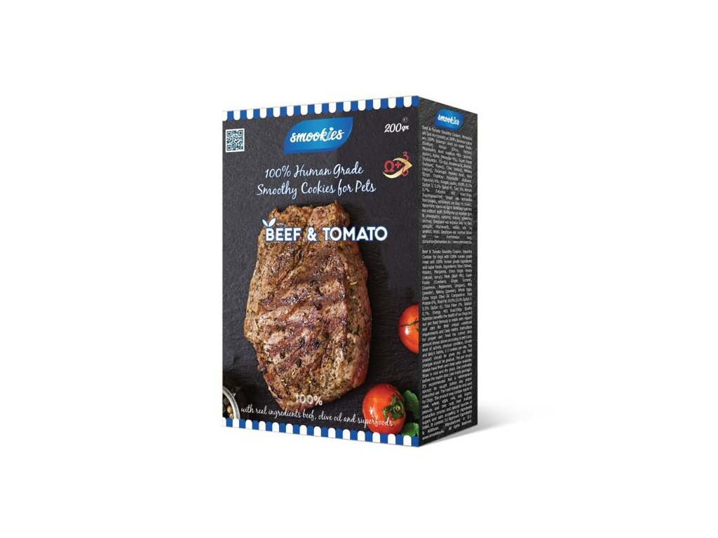 SMOOKIES Premium BEEF - hovězí sušenky 100% - 200g