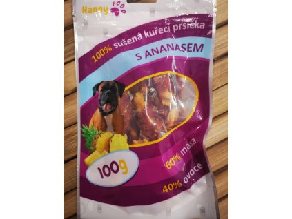 Kuřecí prsíčka  s ananasem 100g