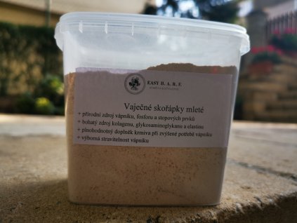 Vaječné skořápky - jemně mleté 500g