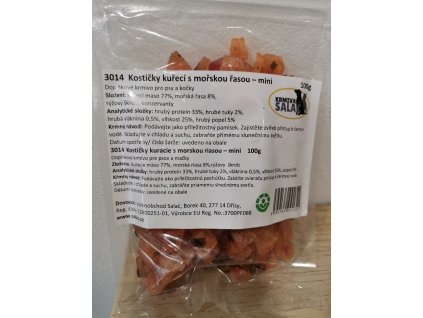 Kuřecí kostičky s mořskou řasou 100  g