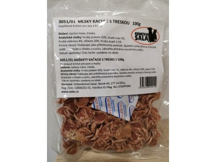 Mlsky kachní s treskou 100 g