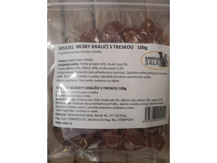 Mlsky králičí s treskou 100 g
