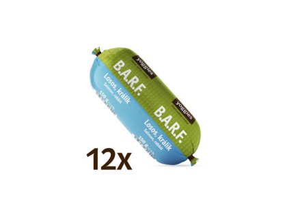 1 800 g 12x150g yoggies b a r f losos a kralik s probiotiky