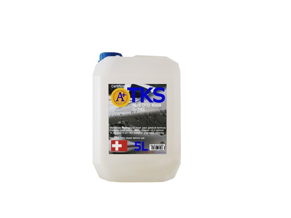 TKS deicing fluid 5 l canister with applicator ECOLIQUID