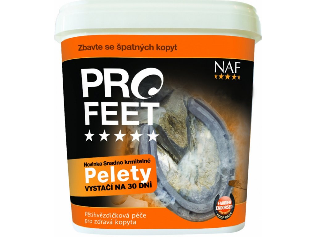 Pro Feet pellets pro zdravá kopyta s biotinem (Varianta Kyblík 3 kg)