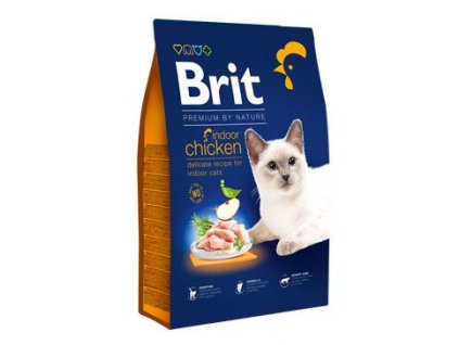 Brit Premium Cat by Nature Indoor Chicken (Balení 8kg)