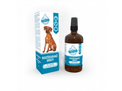 11776 topvet rozcesavac srsti pro psy 100 ml