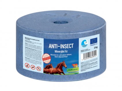 Anti Insect, minerální liz s přírodními látkami, které odpuzují hmyz
