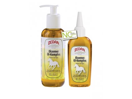 Tišící olej na kůži pro koně s letní vyrážkou Ekzemer Öl-Komplex (Varianta lahvička s dávkovačem 250ml)
