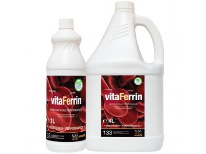 VitaFerrin pro maximální výkon s pořádnou dávkou železa (Varianta Láhev s dávkovačem, 1 l)