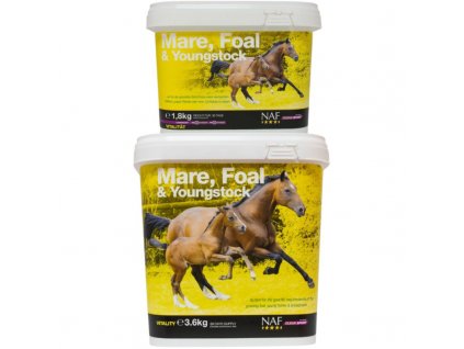 Vitamíny a minerály pro březí klisny, hříbata a mladé koně Mare, Foal and Youngstock (Varianta kyblík 1,8 kg)