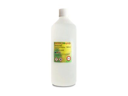 ecoliquid antiviral nahradni bez aroma 1000ml
