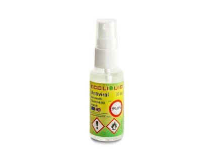 ecoliquid anitiviral bez aroma sprej 30ml