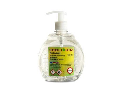 ecoliquid antiviral bez aroma davkovac 500ml