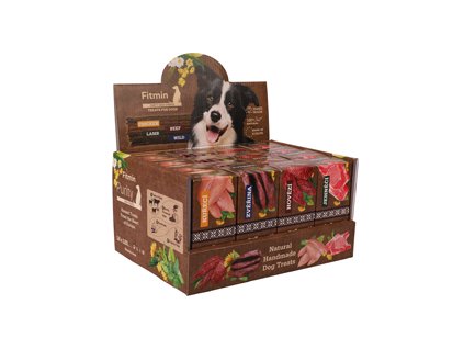 Fitmin dog Purity Snax STRIPES box 4 príchute 16x120 g SK/SK