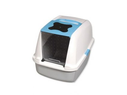 WC kočka kryté domek CATIT Design Modrá 56x38x48cm (Barva šedá)