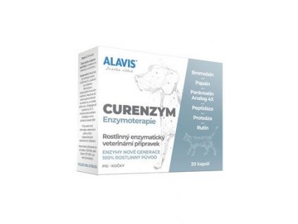 Alavis Enzymoterapie-Curenzym pro psy a kočky (Balení cps.80)