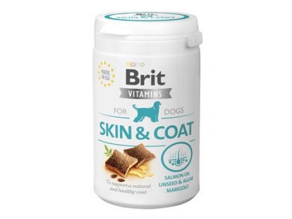 9849 brit dog vitamins skin coat 150g
