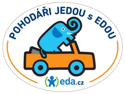 Nalepka Pohodari jedou s EDOU