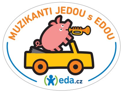 Nalepka Muzikanti jedou s EDOU