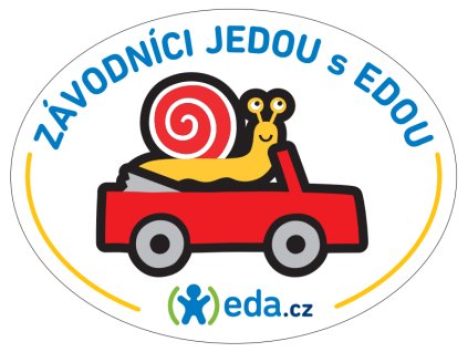 Nalepka Zavodnici jedou s EDOU