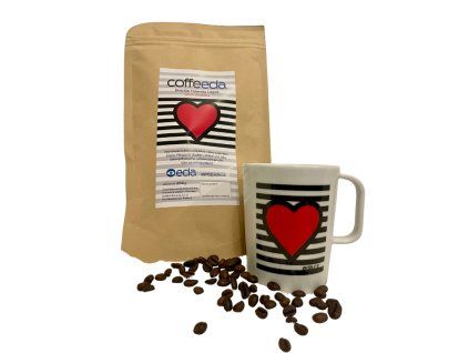 Coffeeda dárkové balení-SRDCE
