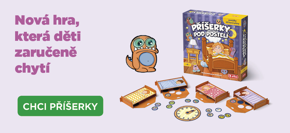Příšerky pod postelí - dětská hra