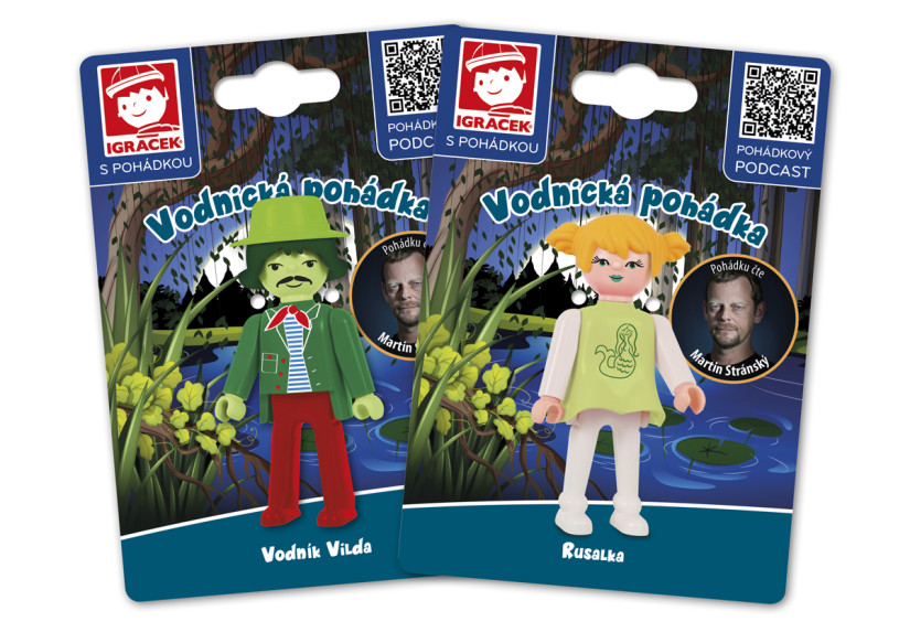 Igráčci z Vodnické pohádky - Vodník Vilda a Rusalka