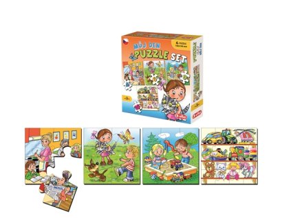 1861 puzzle set muj den vzdelavaci detske puzzle