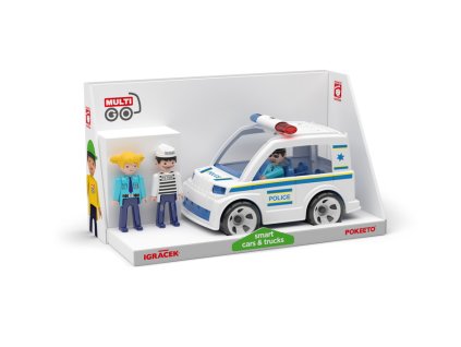 2545 igracek multigo trio police figurky s policejnim autem