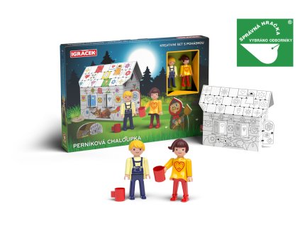 2683 igracek pernikova chaloupka kreativni set s pohadkou