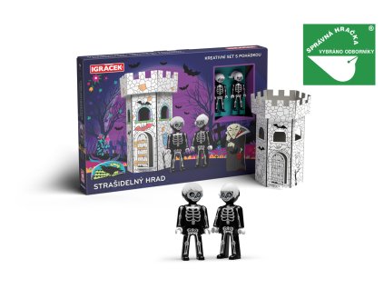 2689 igracek strasidelny hrad kreativni set s pohadkou