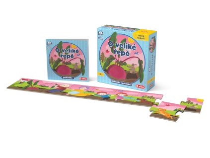 O veliké řepě - skládačka s pohádkou EFKO