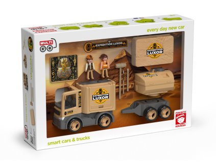 MultiGO Expedice Egypt – Igráčci archeologové, auta, vykopávka