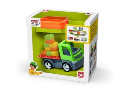 MultiGO 1+2 Auto se stavební deskou a valníkem, poškozený obal