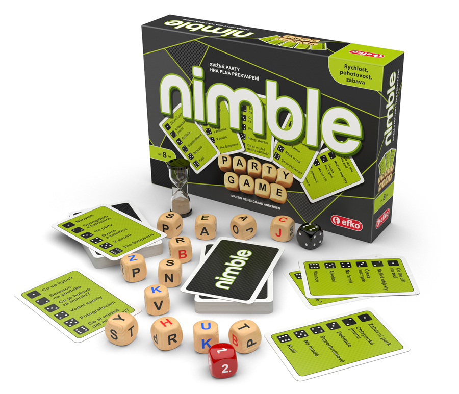 Nimble - postřehová party hra se slovy