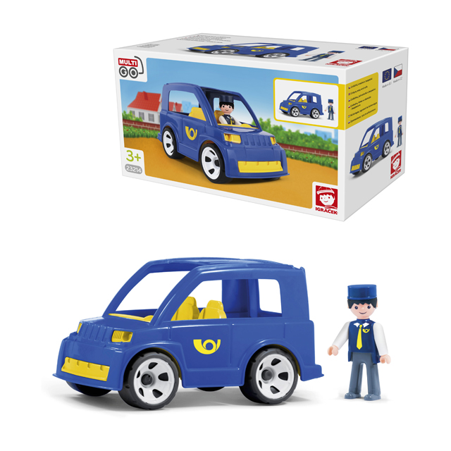 Igráček MultiGO Poštovní auto s pošťákem