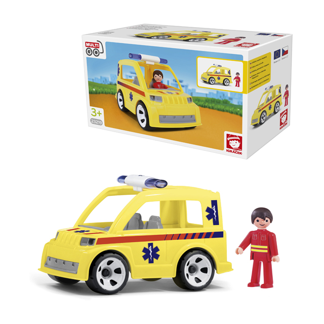 Igráček Ambulance se záchranářem