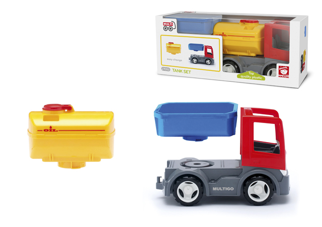 MultiGO 1+2 Cisterna – Igráčkovo auto, 2 nástavby