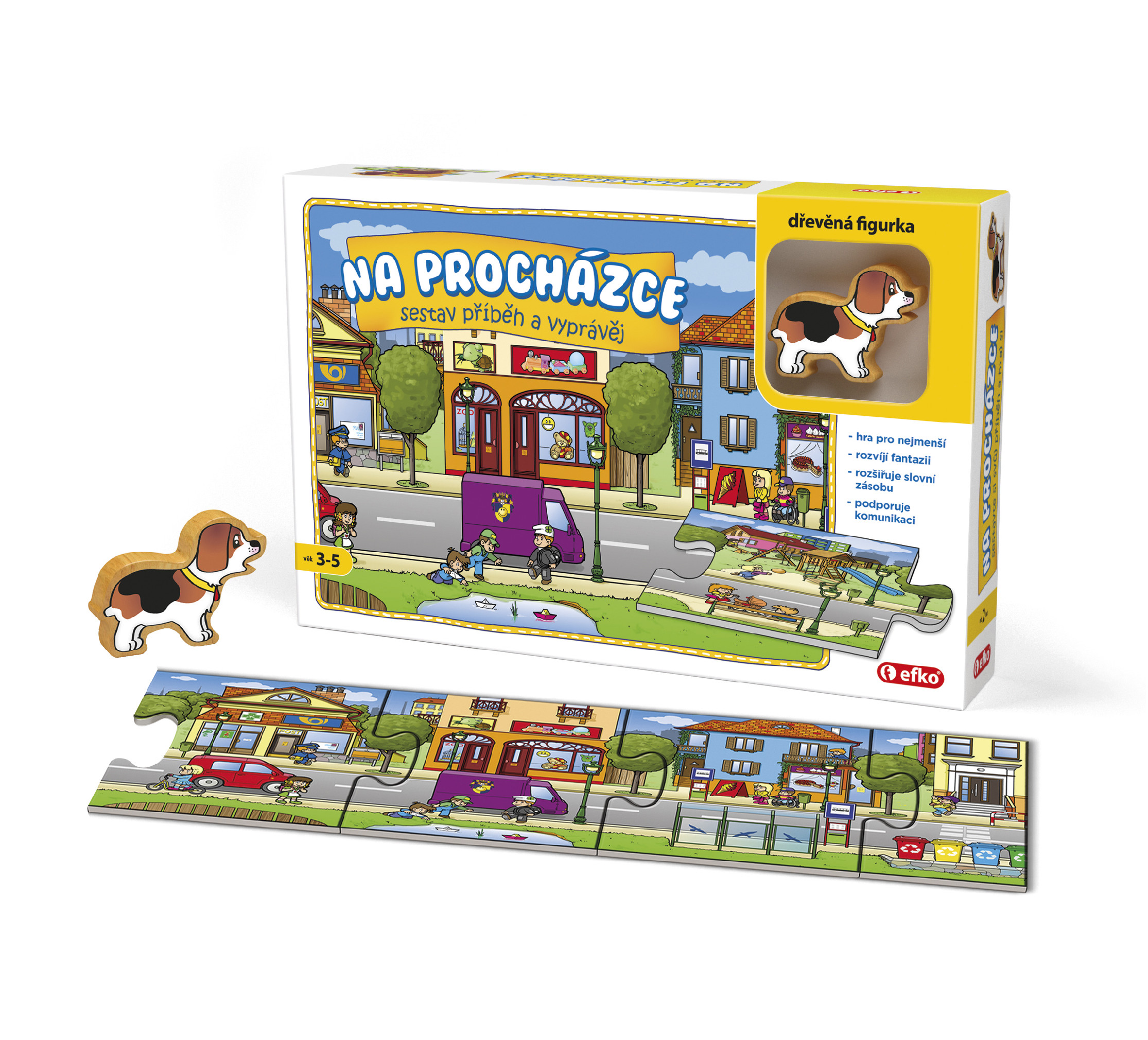 Hra Na procházce - puzzle s příběhem