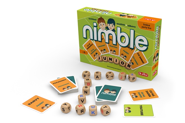 Nimble Junior - postřehová dětská party hra se slovy