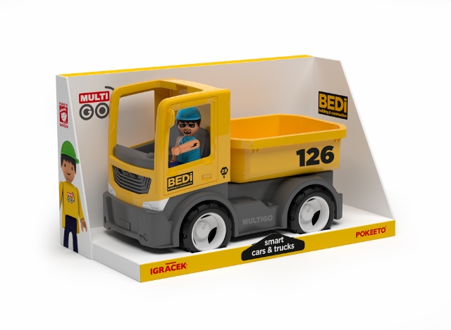 MultiGO Build - Valníček s řidičem - auto s Igráčkem