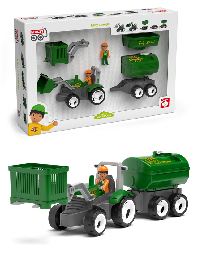 MultiGO Farm set - figurky Igráčků farmářů s traktorem